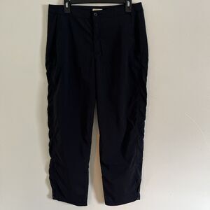Royal Robbins Women’s Jammer Windbreaker Waterproof Pants, Black- Size 12 Short